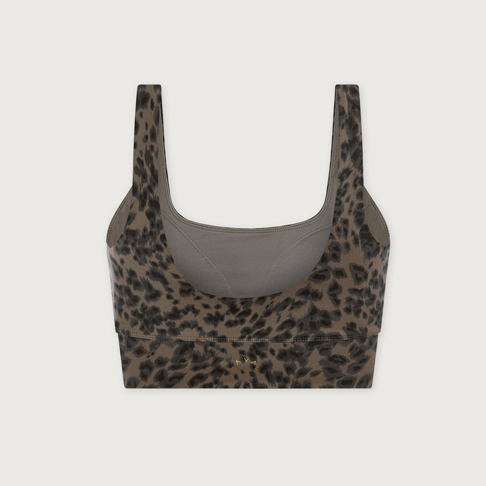 Freesoft Cori Bra - Brown Contrast Cheetah