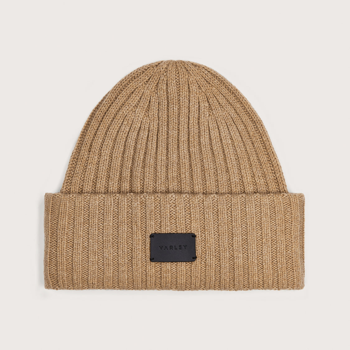 Elva Chunky Rib Beanie - Camel