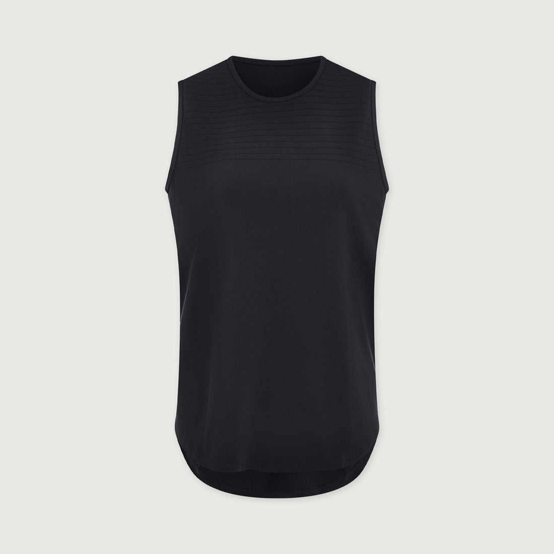 Nolan Seamless Longline Tank - Black