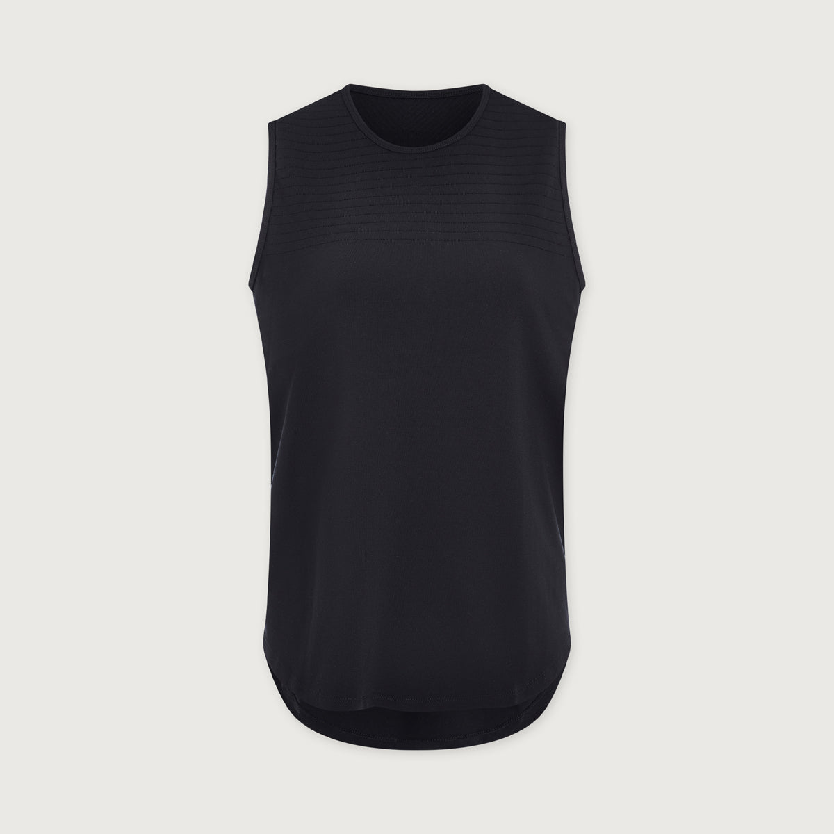 Nolan Seamless Longline Tank - Black