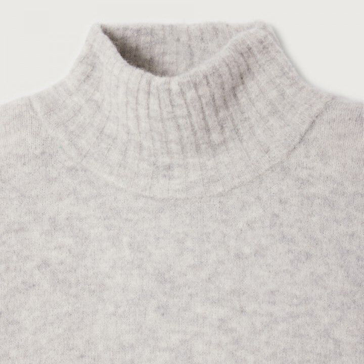 Vitow Turtle Neck - Gris Clair Chine