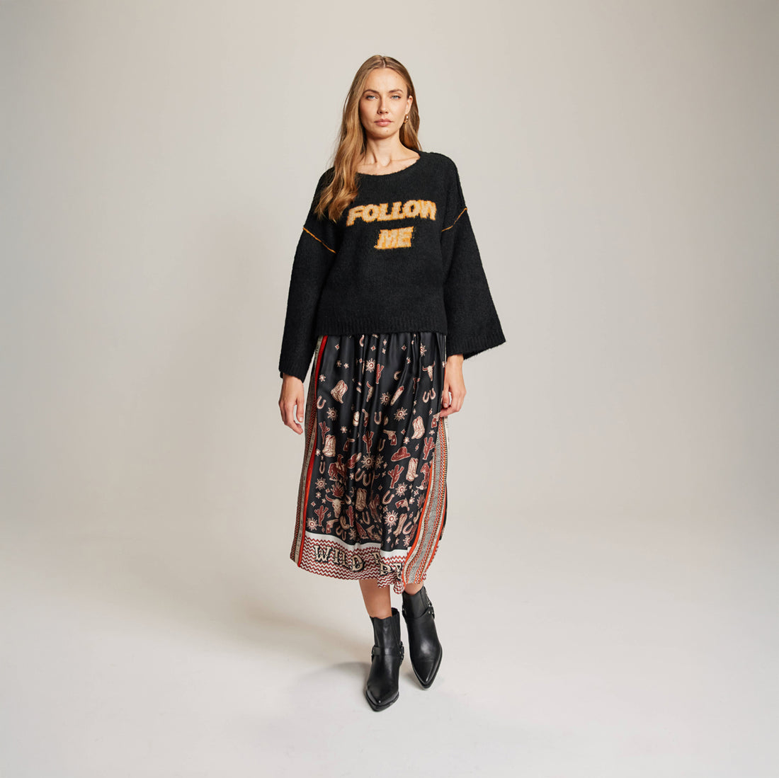 Vanessa Midi Skirt - Rodeo