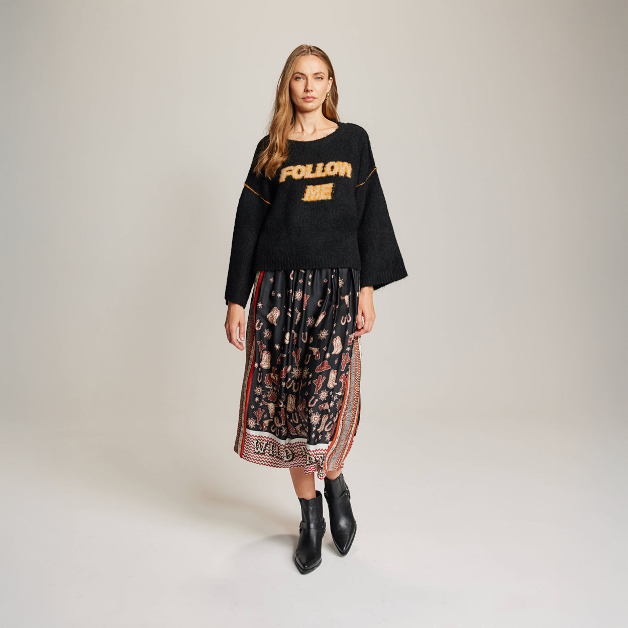 Vanessa Midi Skirt - Rodeo