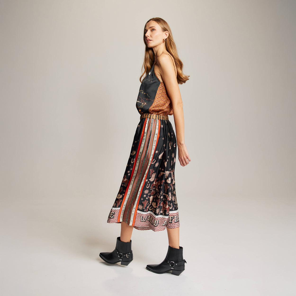 Vanessa Midi Skirt - Rodeo