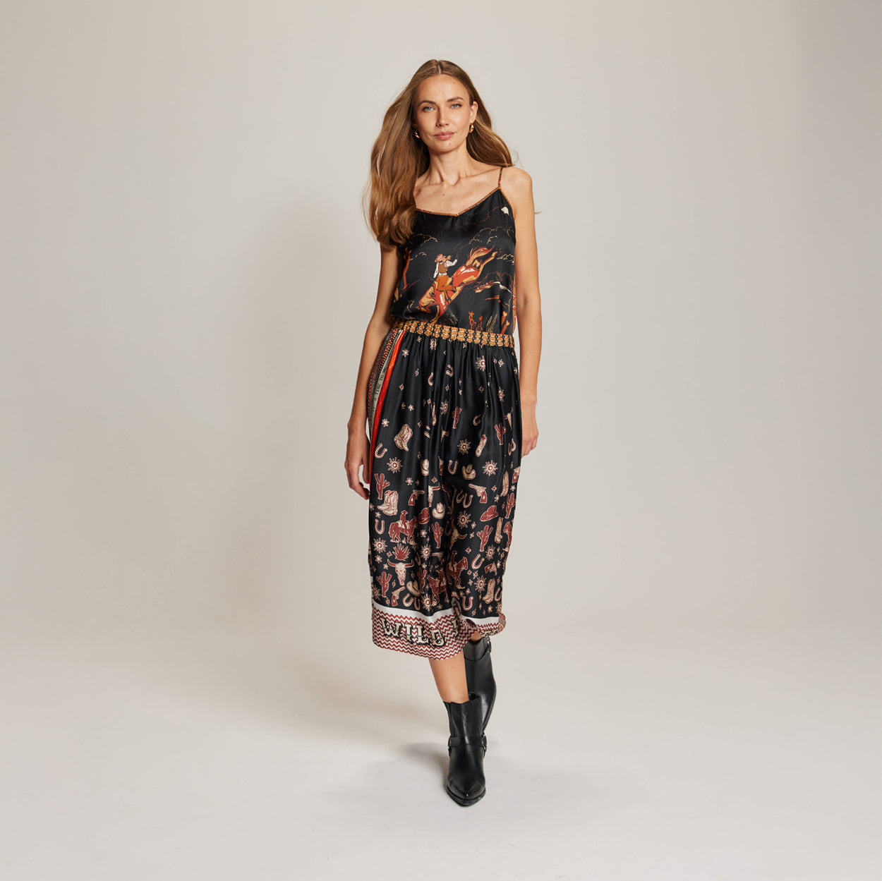 Vanessa Midi Skirt - Rodeo