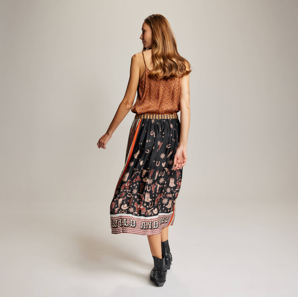Vanessa Midi Skirt - Rodeo
