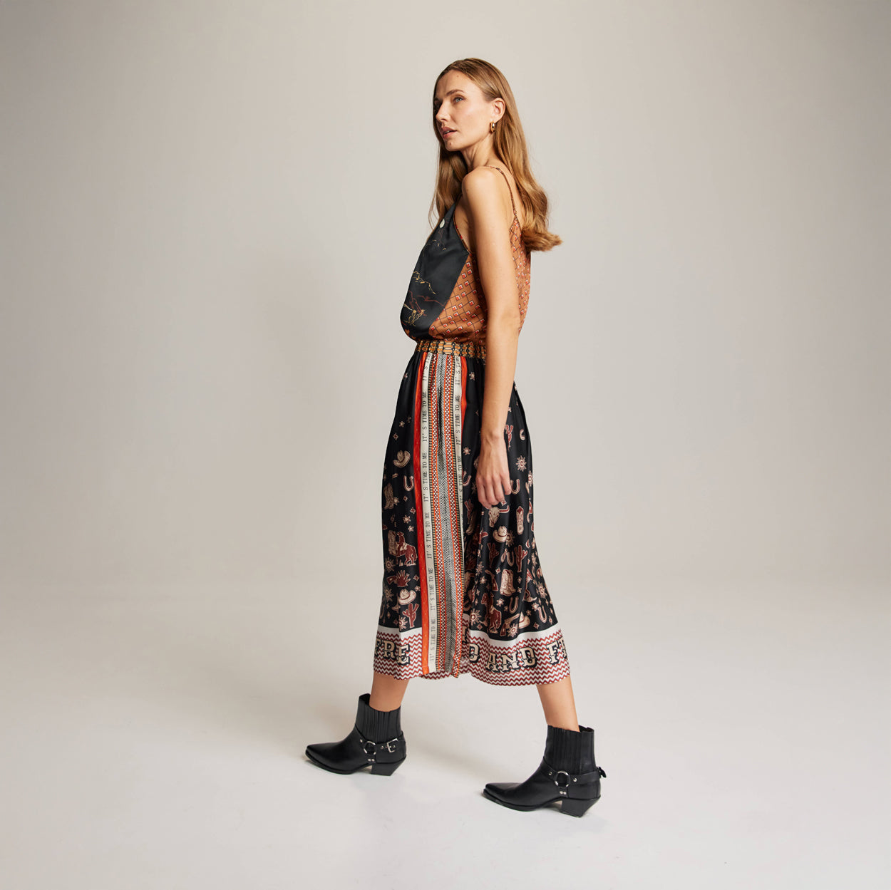 Vanessa Midi Skirt - Rodeo
