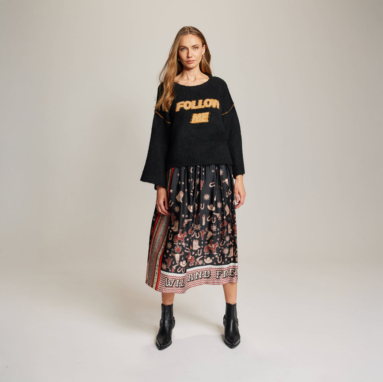 Vanessa Midi Skirt - Rodeo
