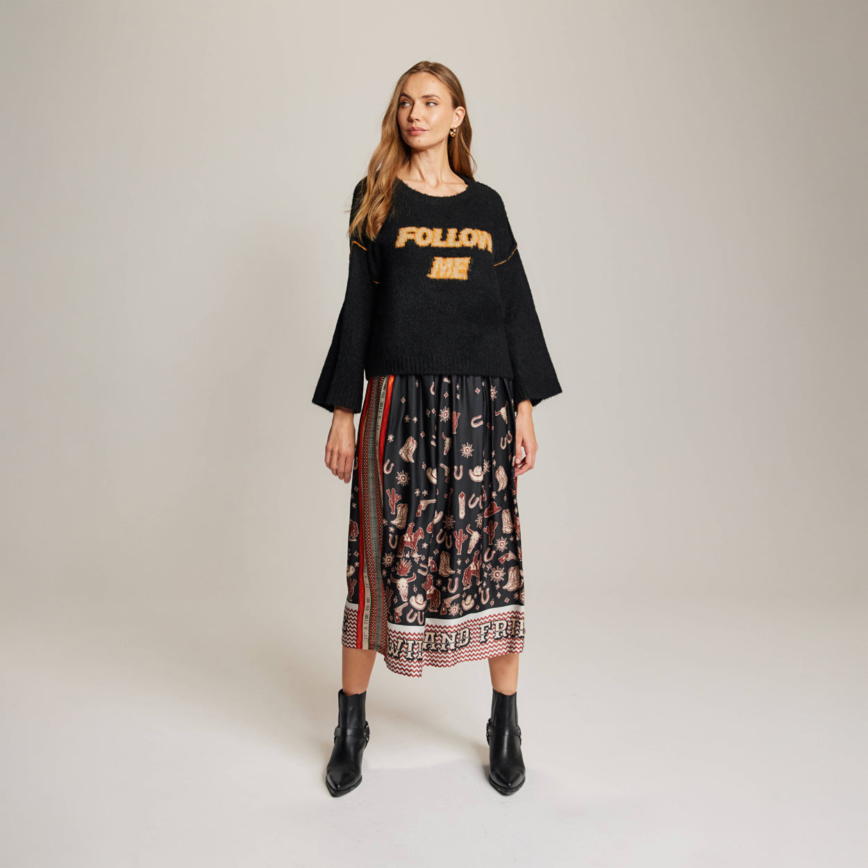 Vanessa Midi Skirt - Rodeo