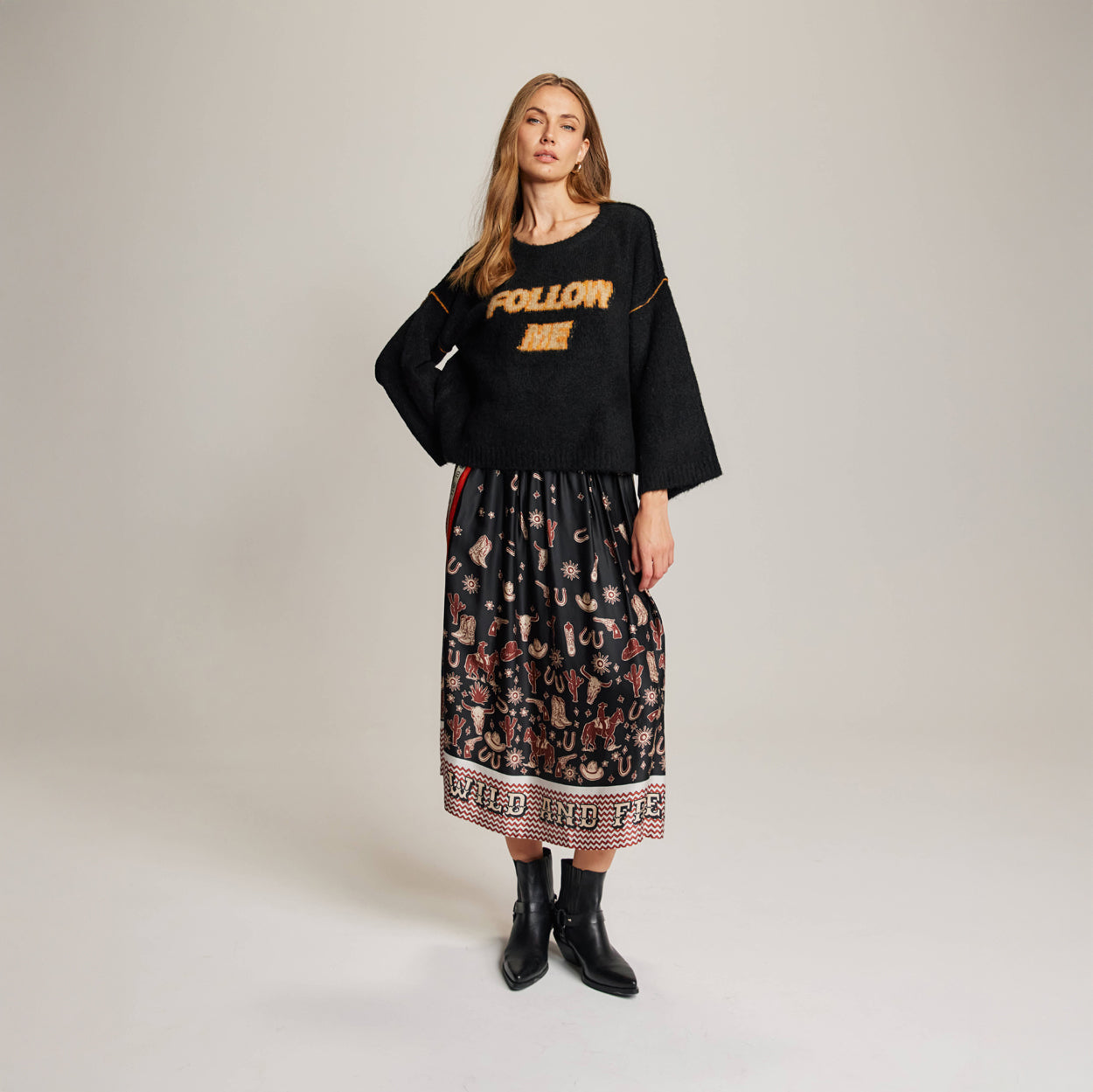 Vanessa Midi Skirt - Rodeo