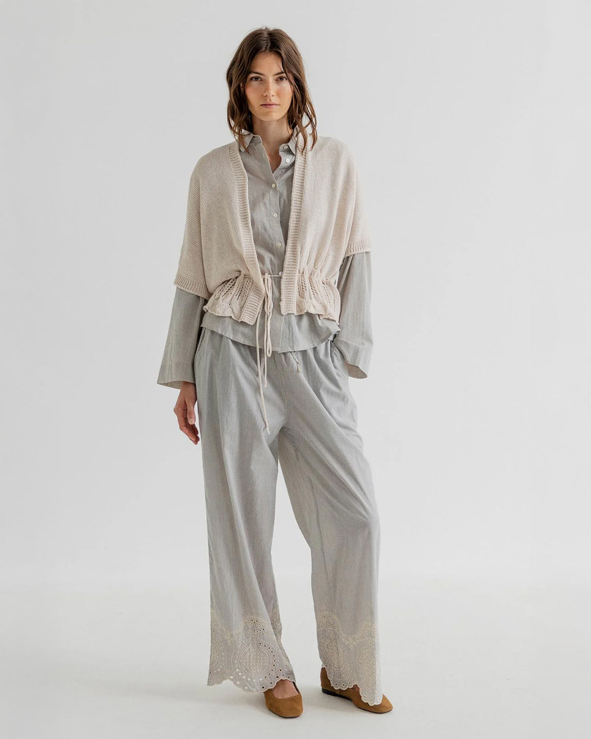 Vinnie Cardigan - Chalk