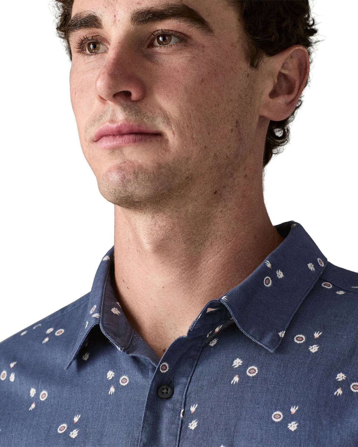 Back Step Shirt - Bouquet: Dolomite Blue