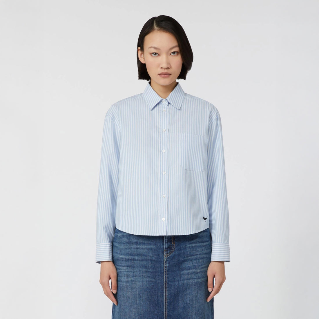 Nuoro Stripe Shirt - Light Blue