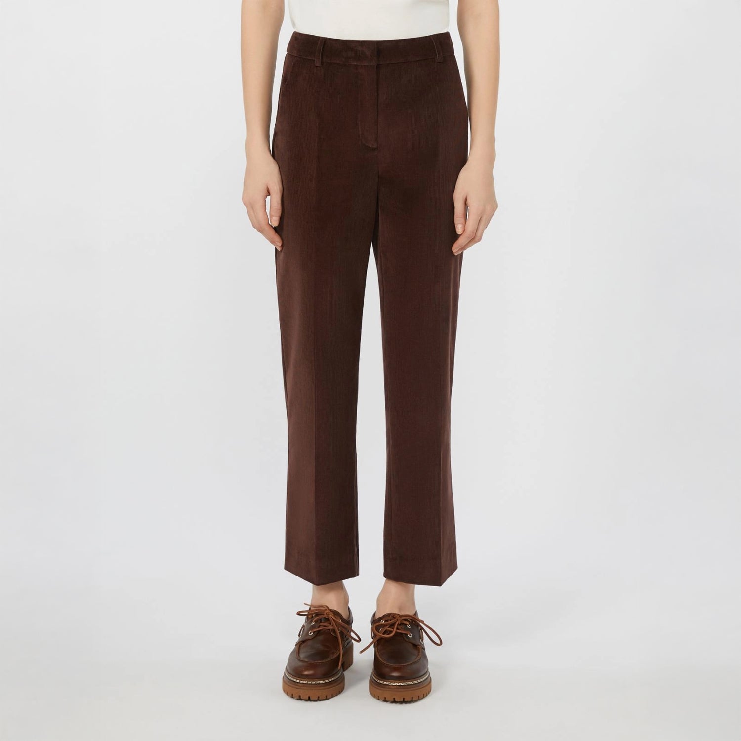 Marrucca Slim Cord Trouser - Wine