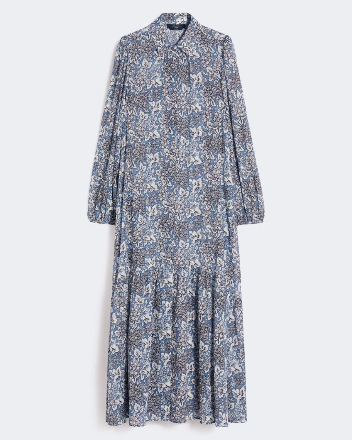 Oboli Printed Shirt Dress - Navy
