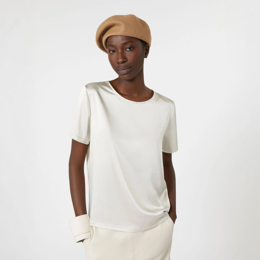 Gilbert Short Sleeve Tee - Ivory