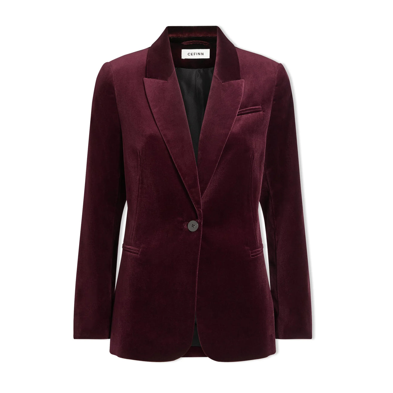Jamie Velvet Jacket - Burgundy