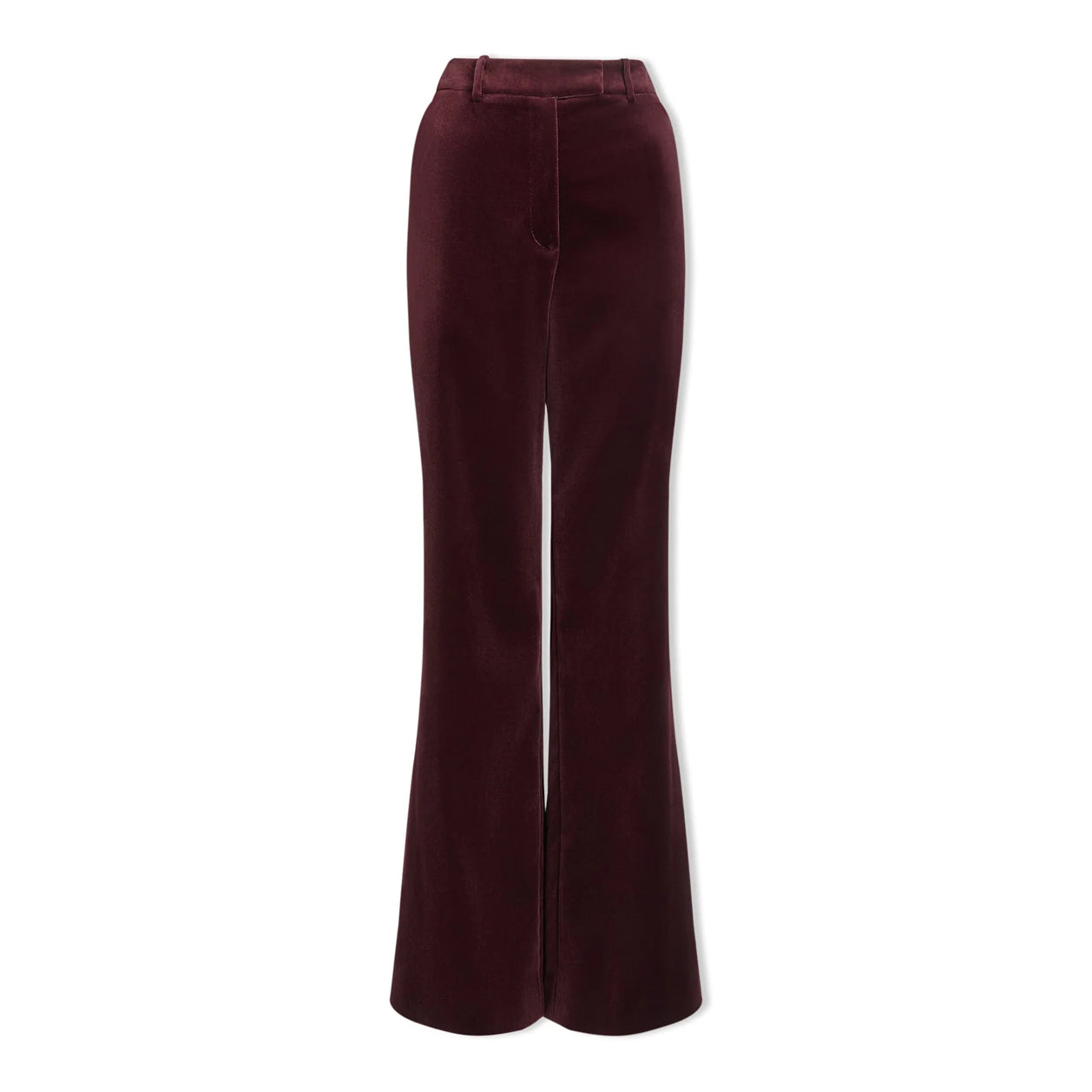 Taylor Velvet Trouser - Burgundy