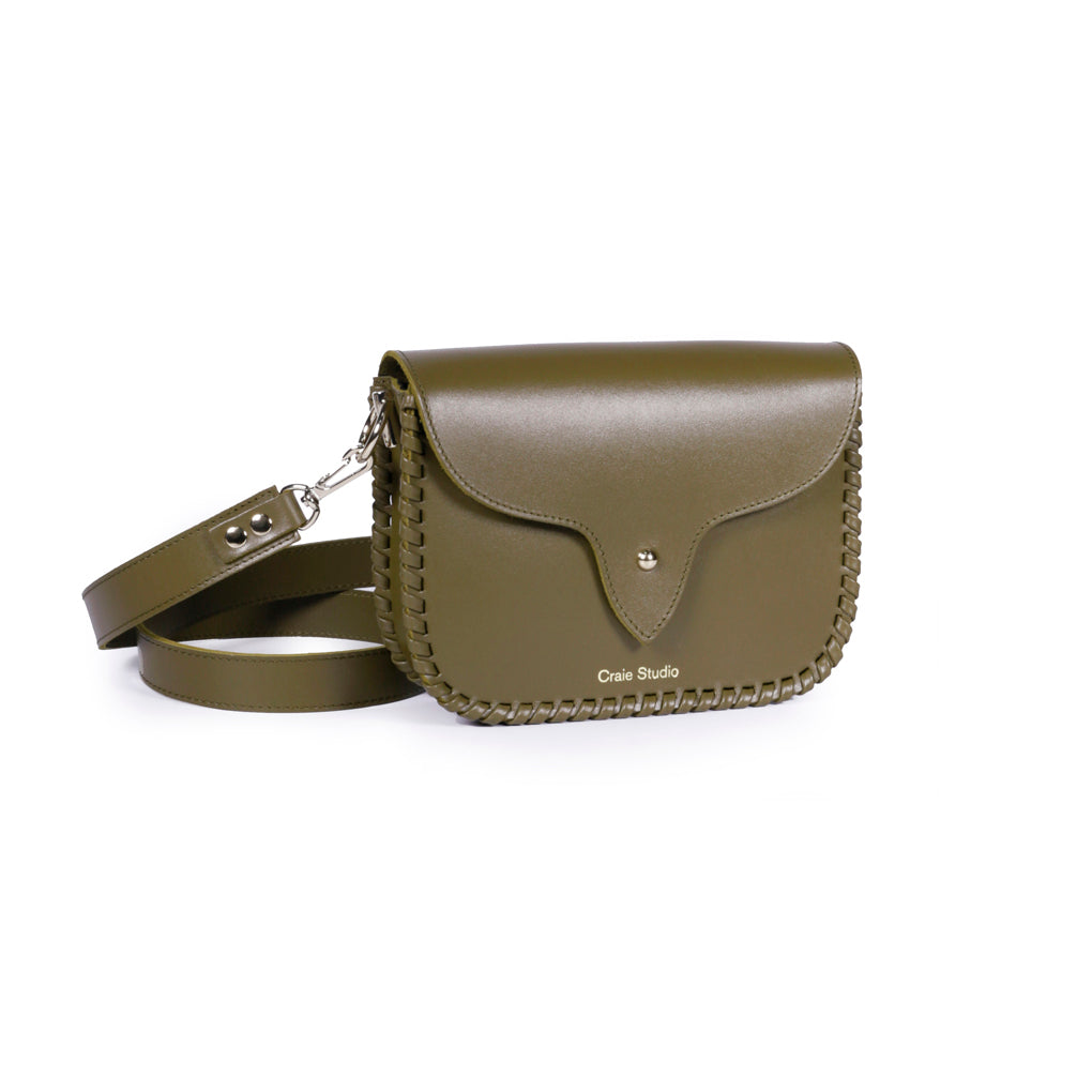 West Calf Leather Bag - Khaki