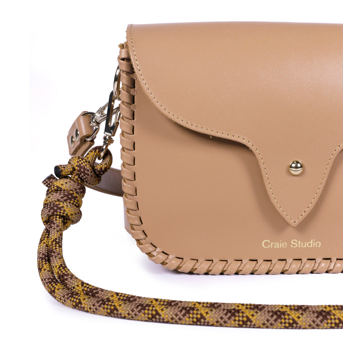 West Calf Leather Bag - Mocha