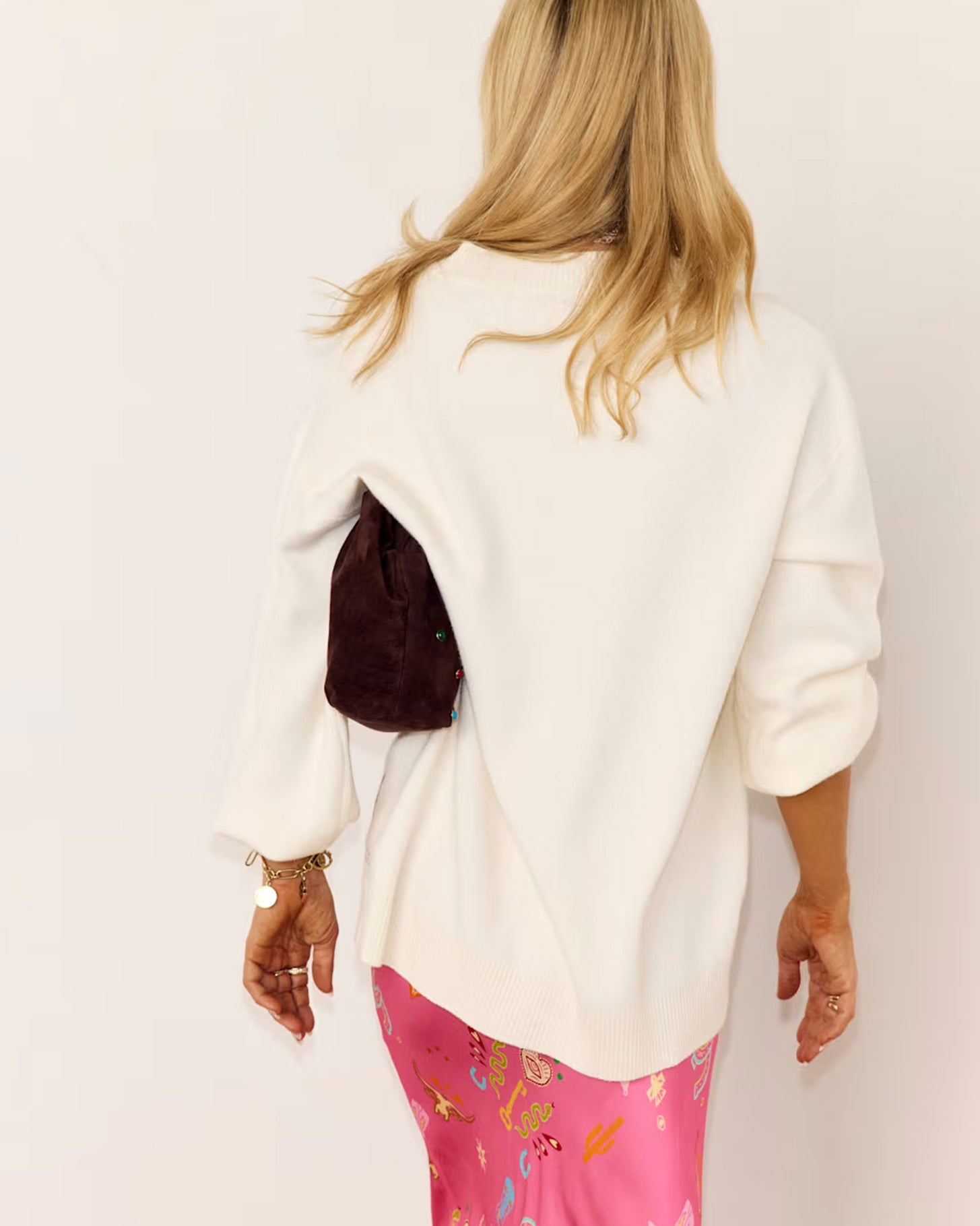 Cream Western Martha Cardigan - Cream