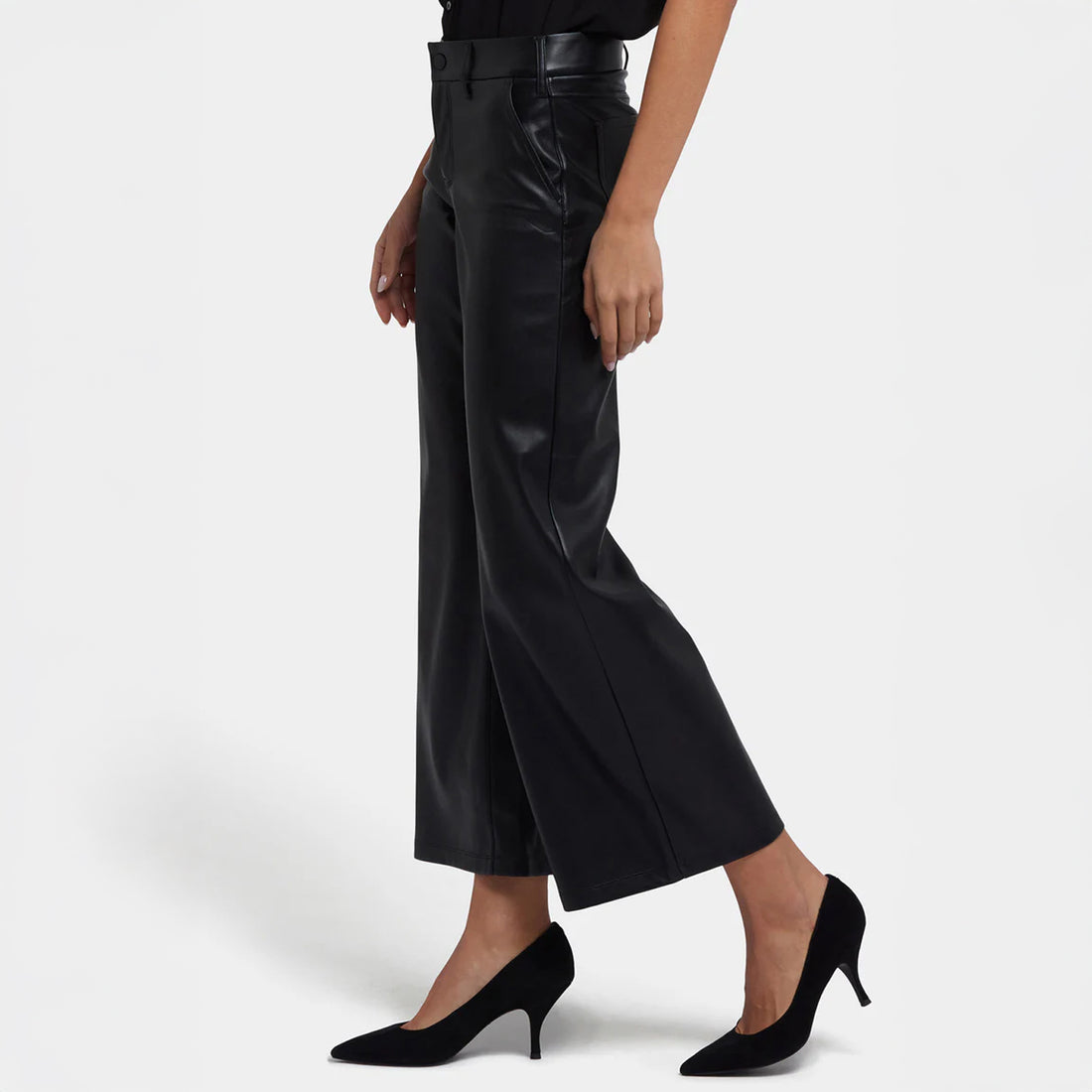 Wide Leg Trouser - Black