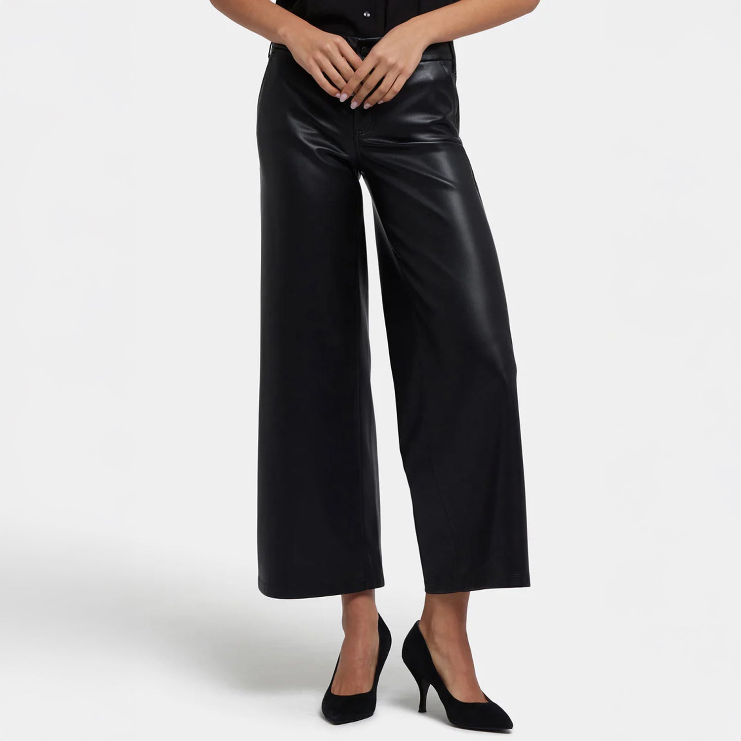 Wide Leg Trouser - Black