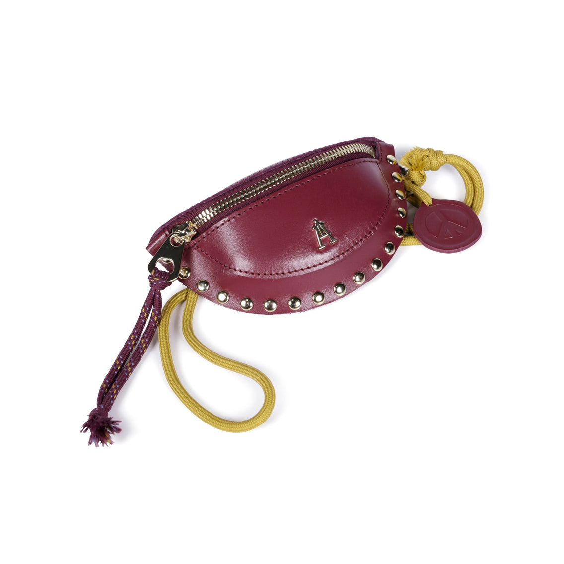 Winou Clou Calf Leather Bag - Prune