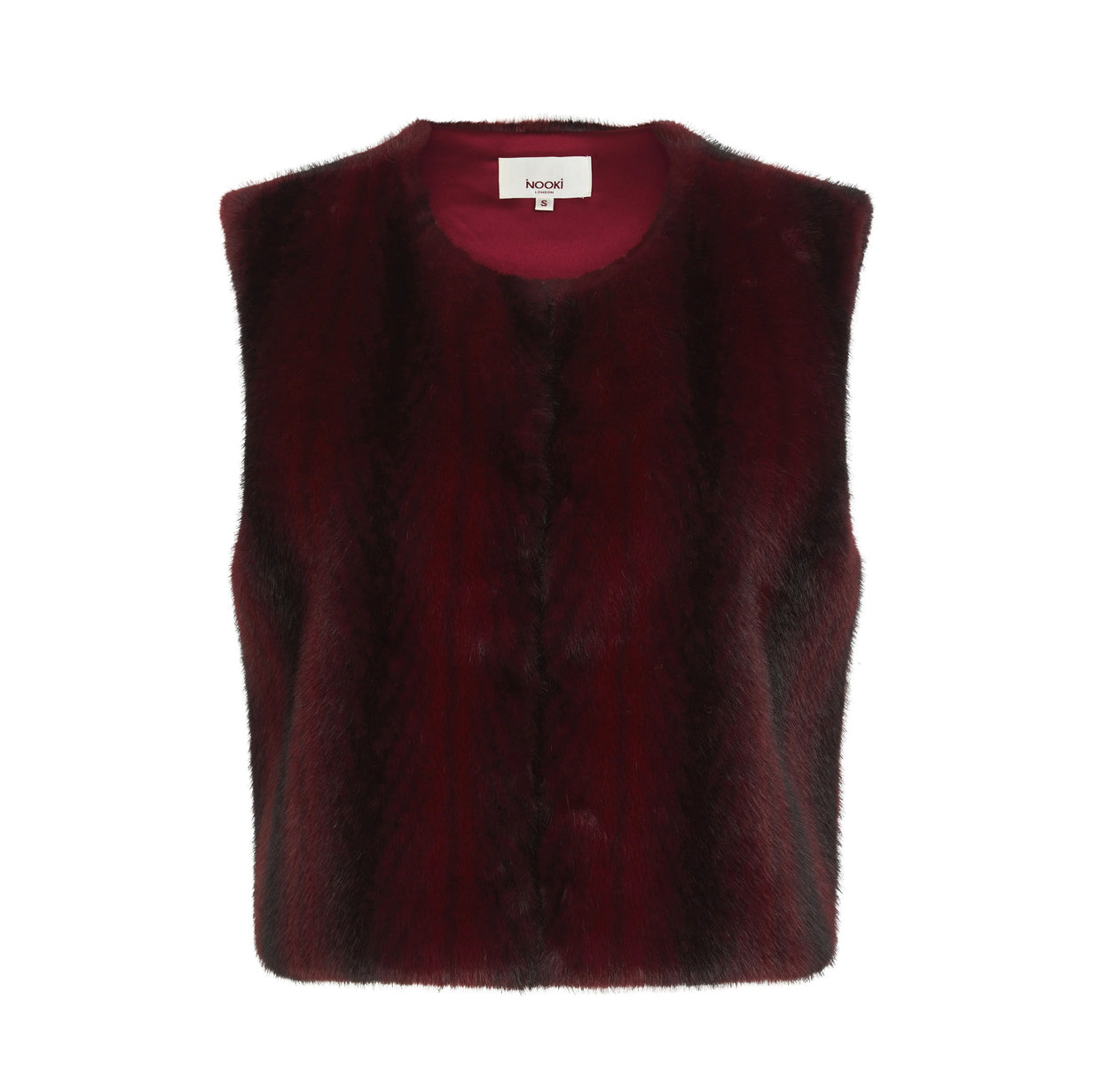 Edelweiss Gilet - Plum Zig Zag