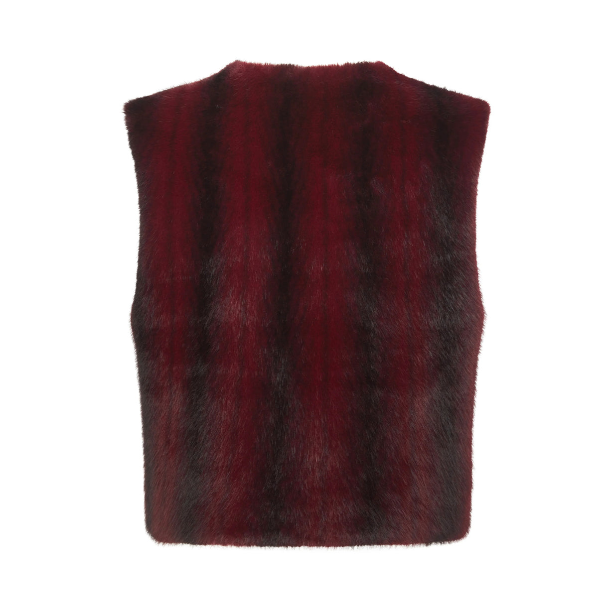 Edelweiss Gilet - Plum Zig Zag