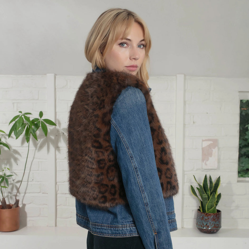 Edelweiss Gilet - Choc Leo