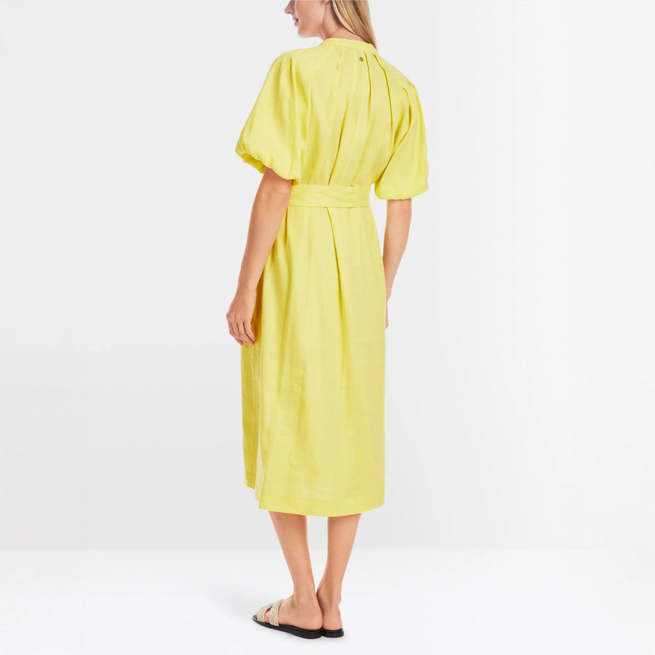 Linen Dress - Soft Lemonade