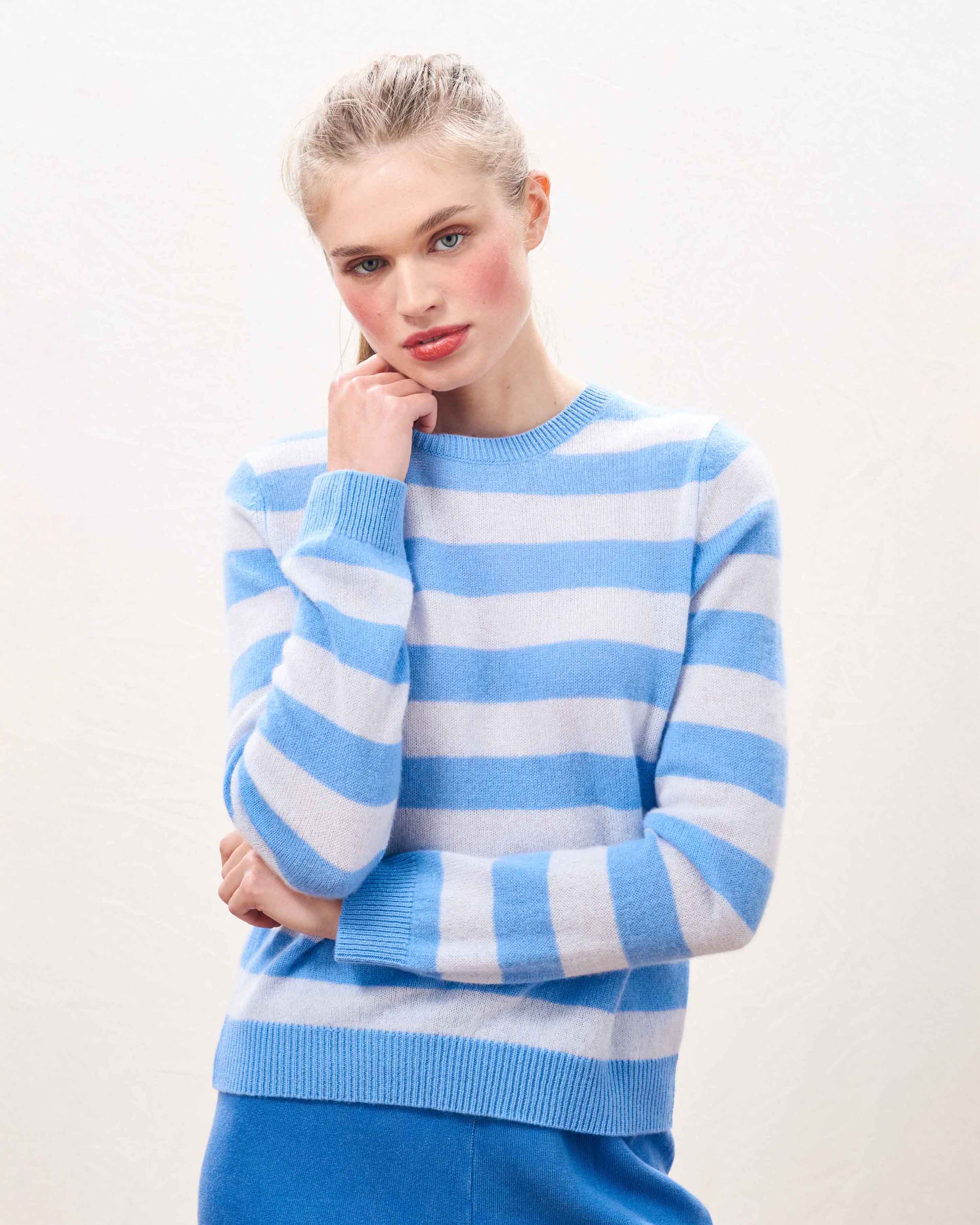 Stripe Crew - Skylar Azure
