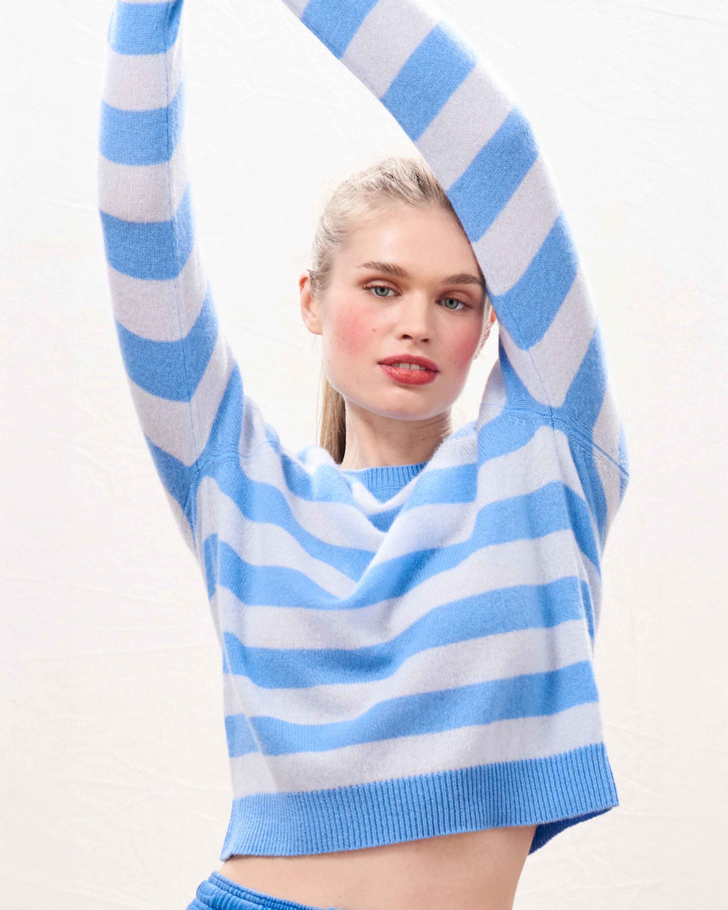 Stripe Crew - Skylar Azure