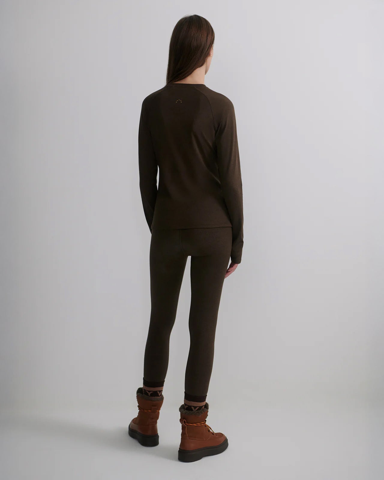 Always Warm Base Layer Legging - Deep Chocolate Marl