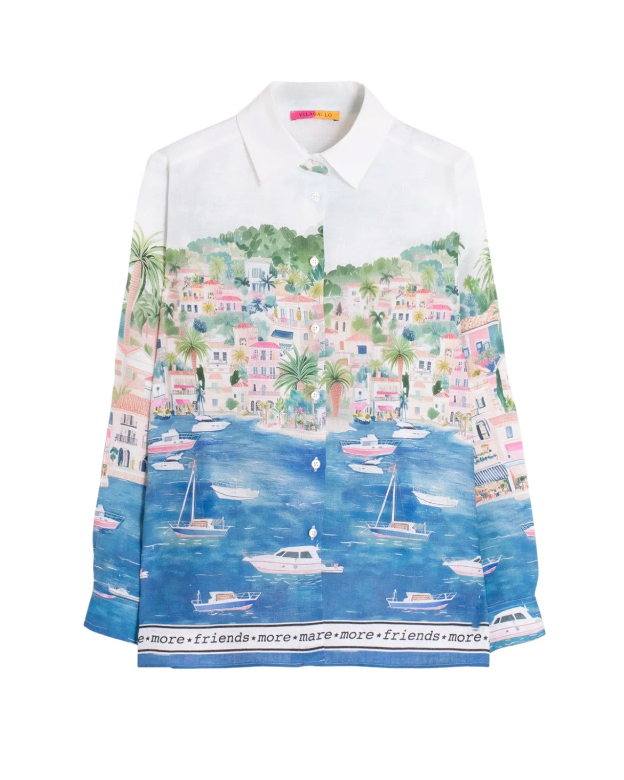 Tea Seaside Print Shirt - Multi