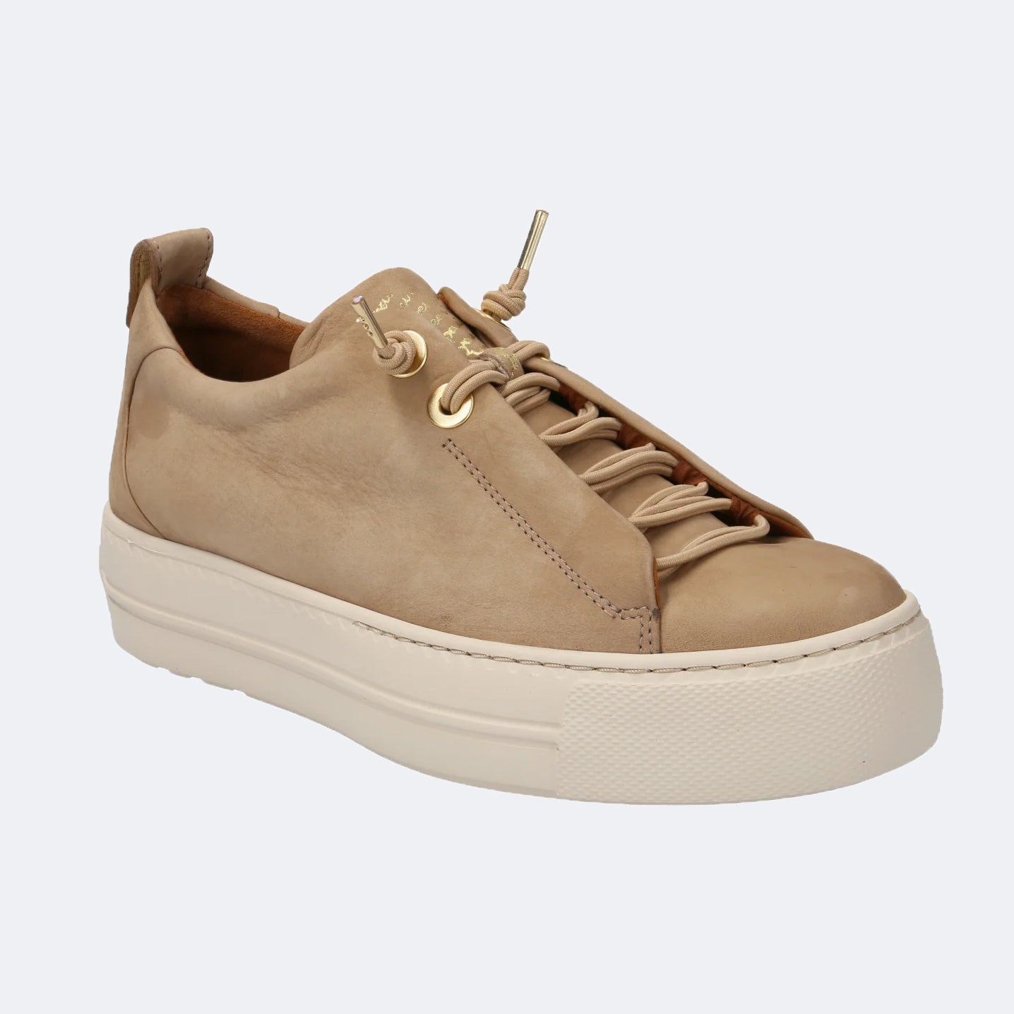Elastic Lace Trainer - Nubuck