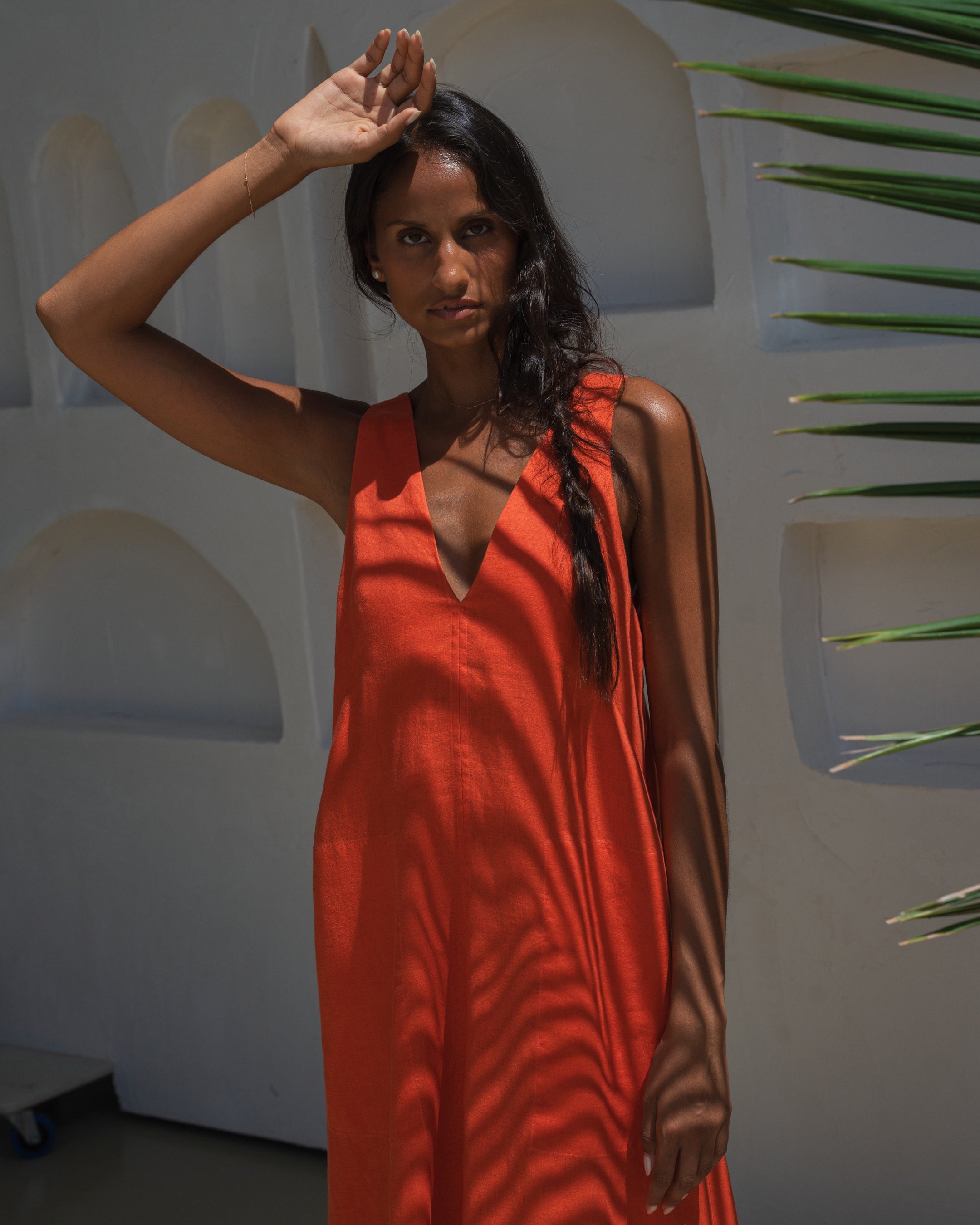 Iris Linen Dress - Spritz
