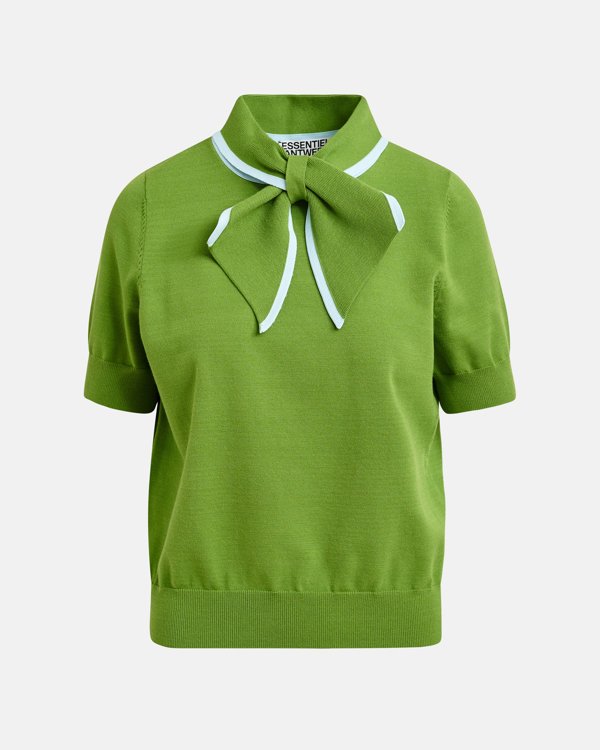 Jonda Contrast Colour Polo - Spirulina Green