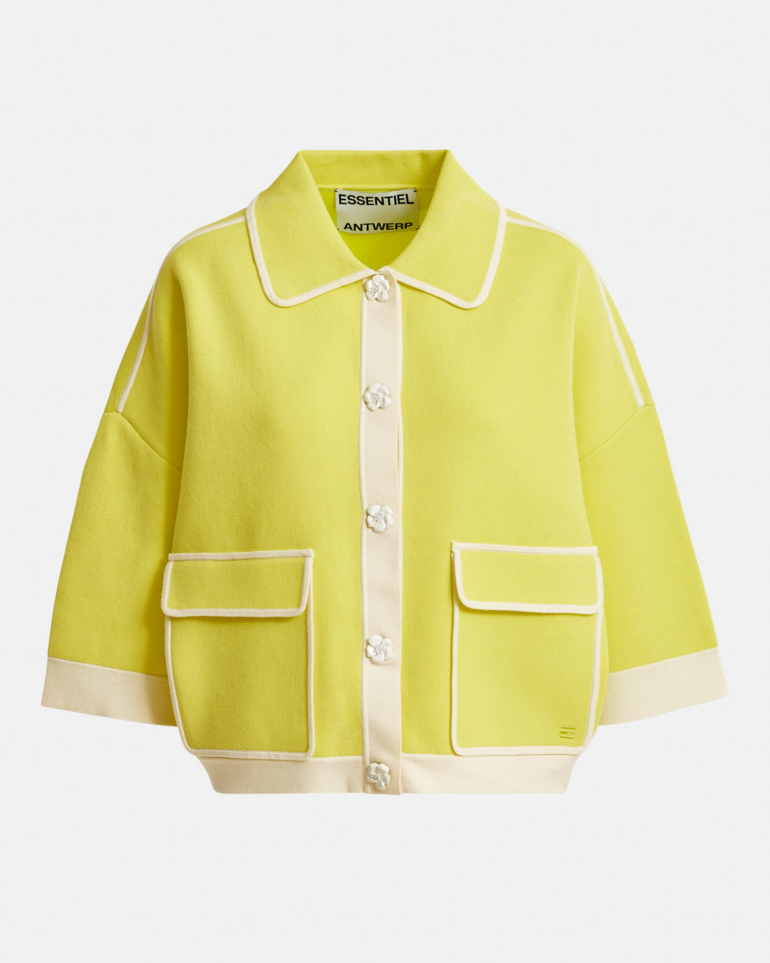 Jugly Knit Cardigan - Lemon Squeeze