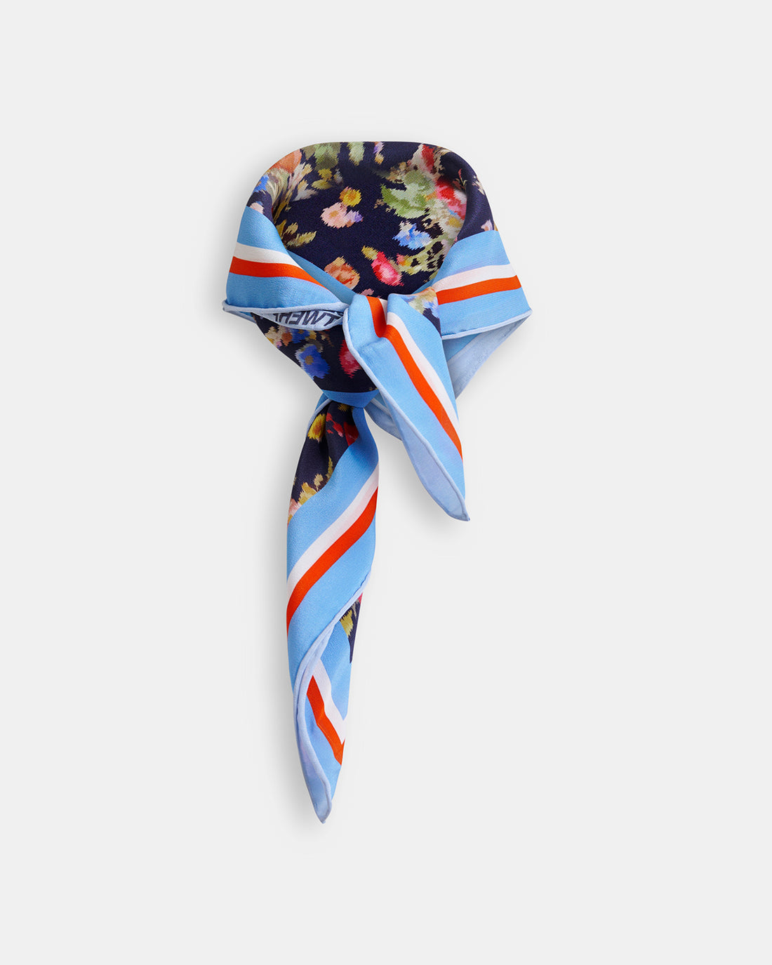 Jungle Square Printed Scarf - Dark Night