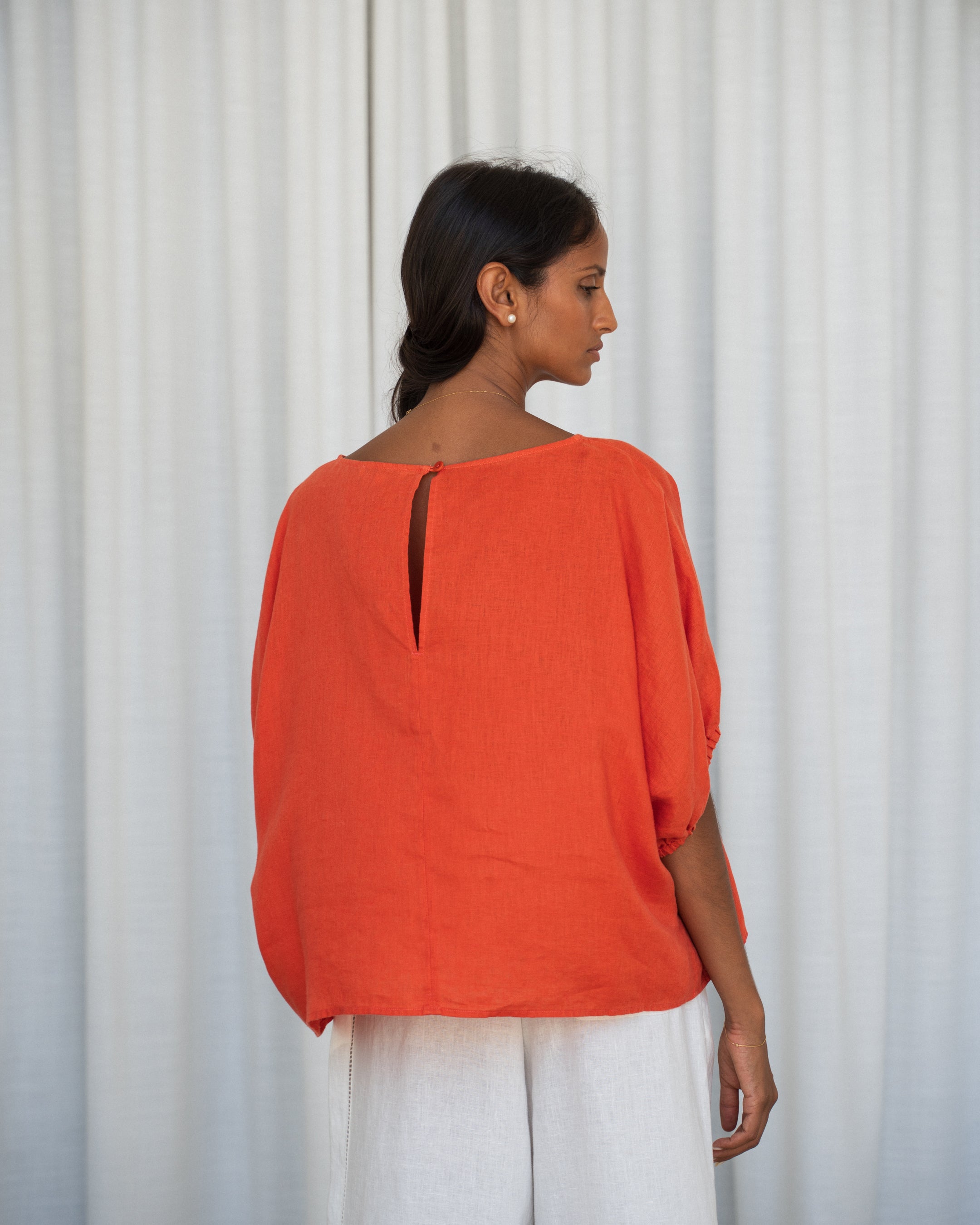 Tina Linen Top - Spritz