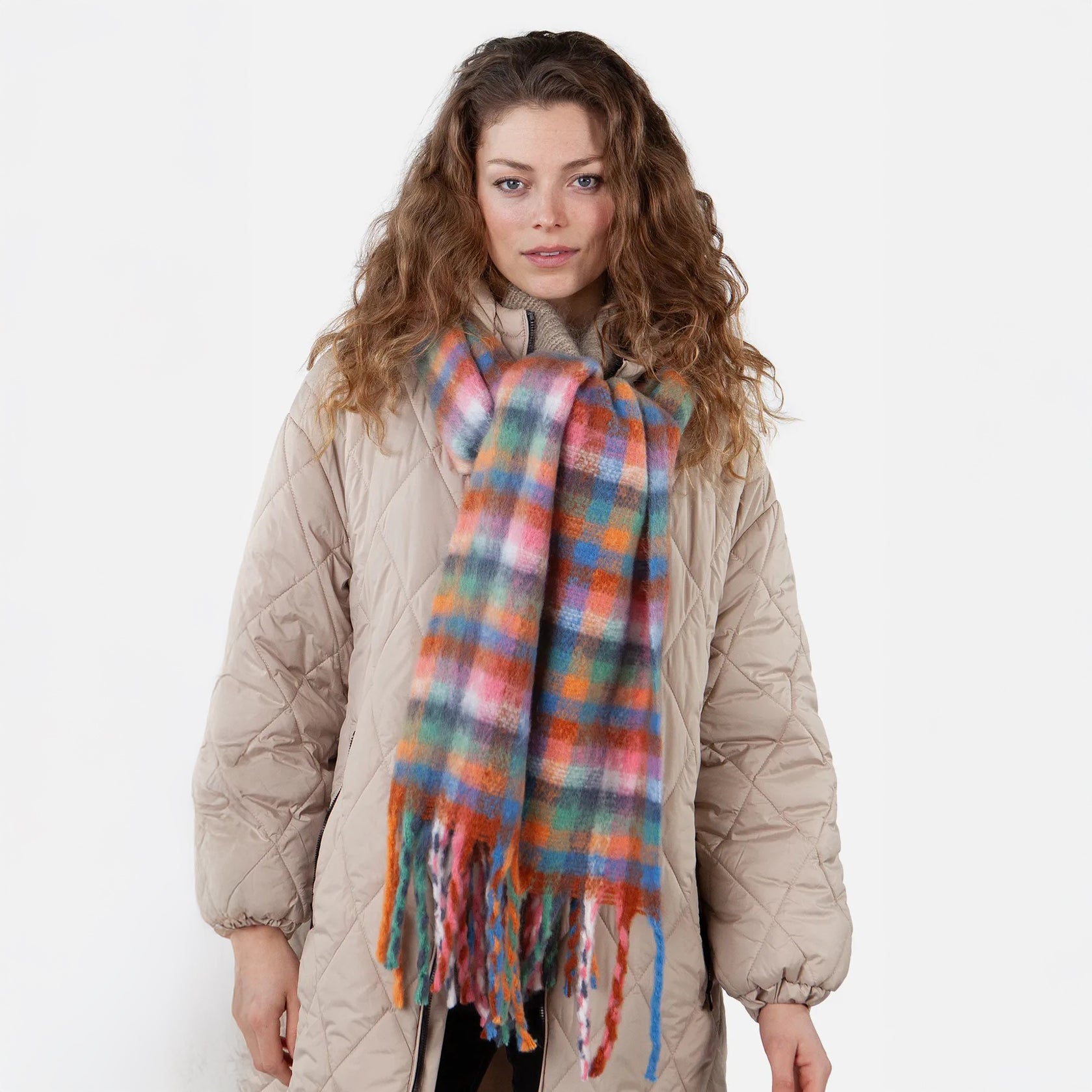 Plaity Scarf - Pink