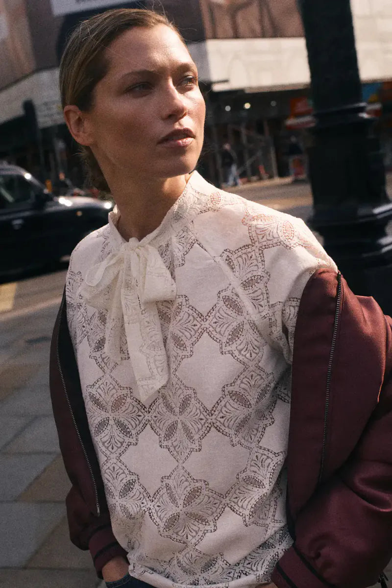 Tamlyn Lace Blouse - Ecru