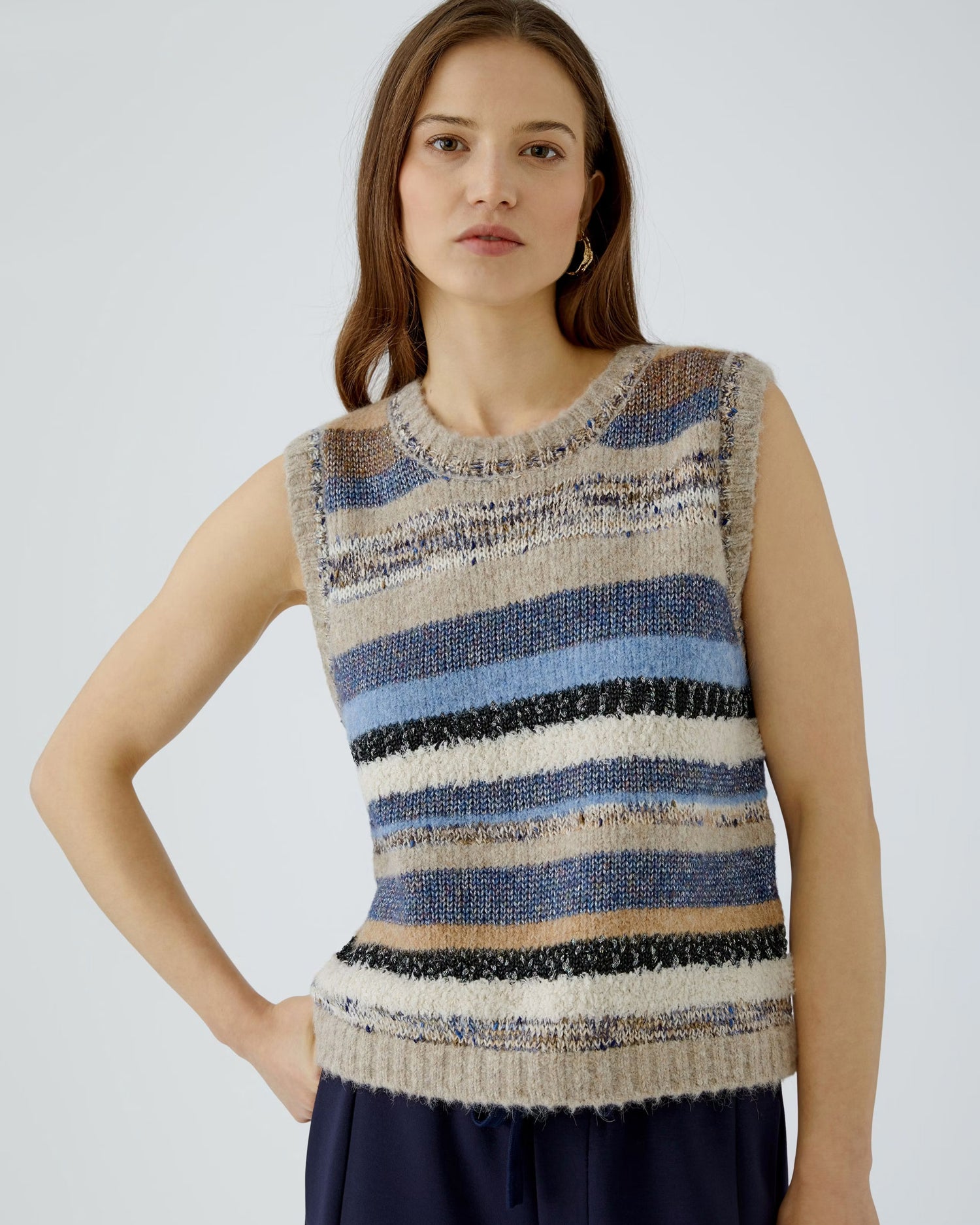 Stripe Sleeveless Tank - Multi
