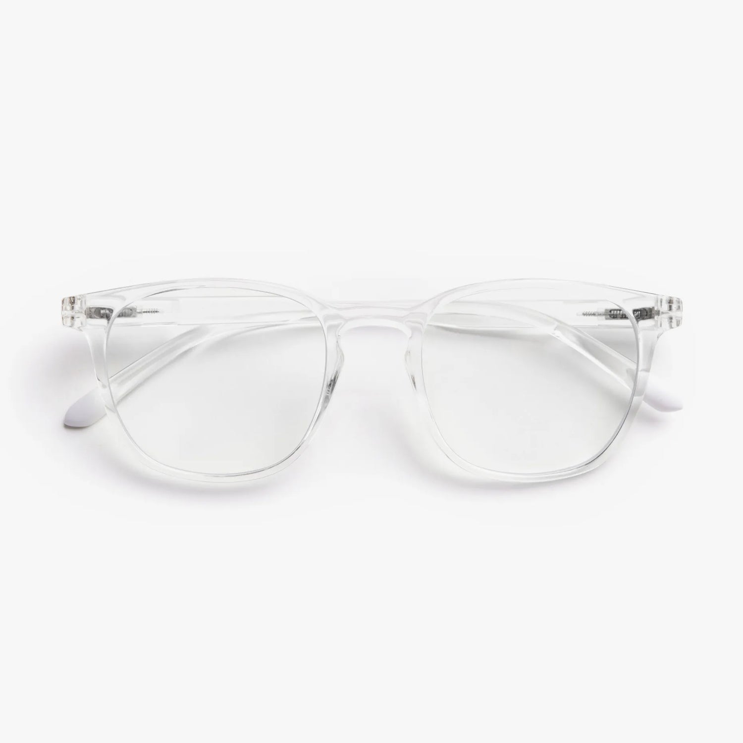 Dalston Glossy Glasses - Crystal