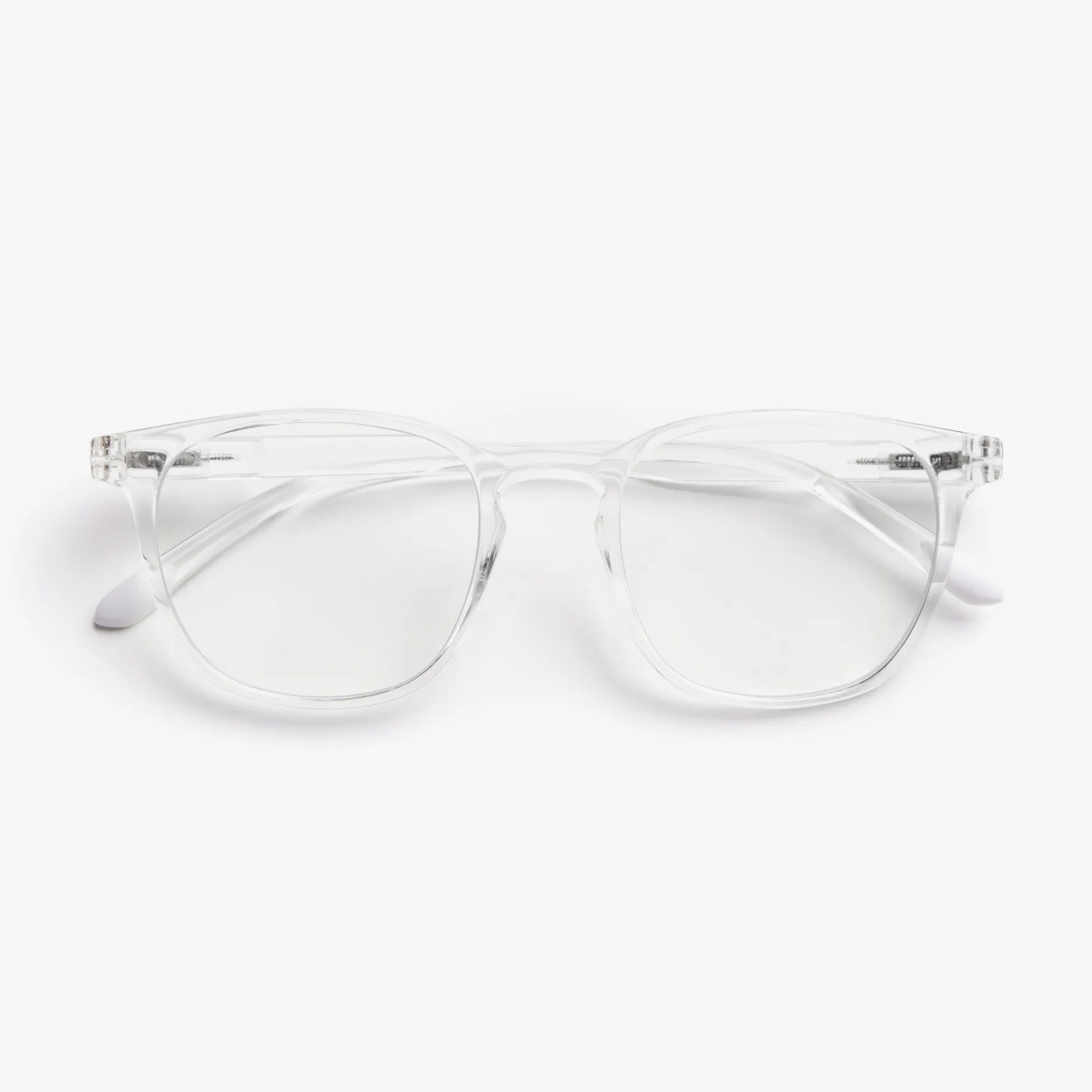 Dalston Glossy Glasses - Crystal