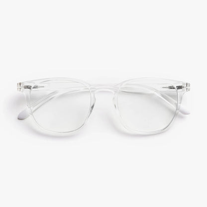 Dalston Glossy Glasses - Crystal