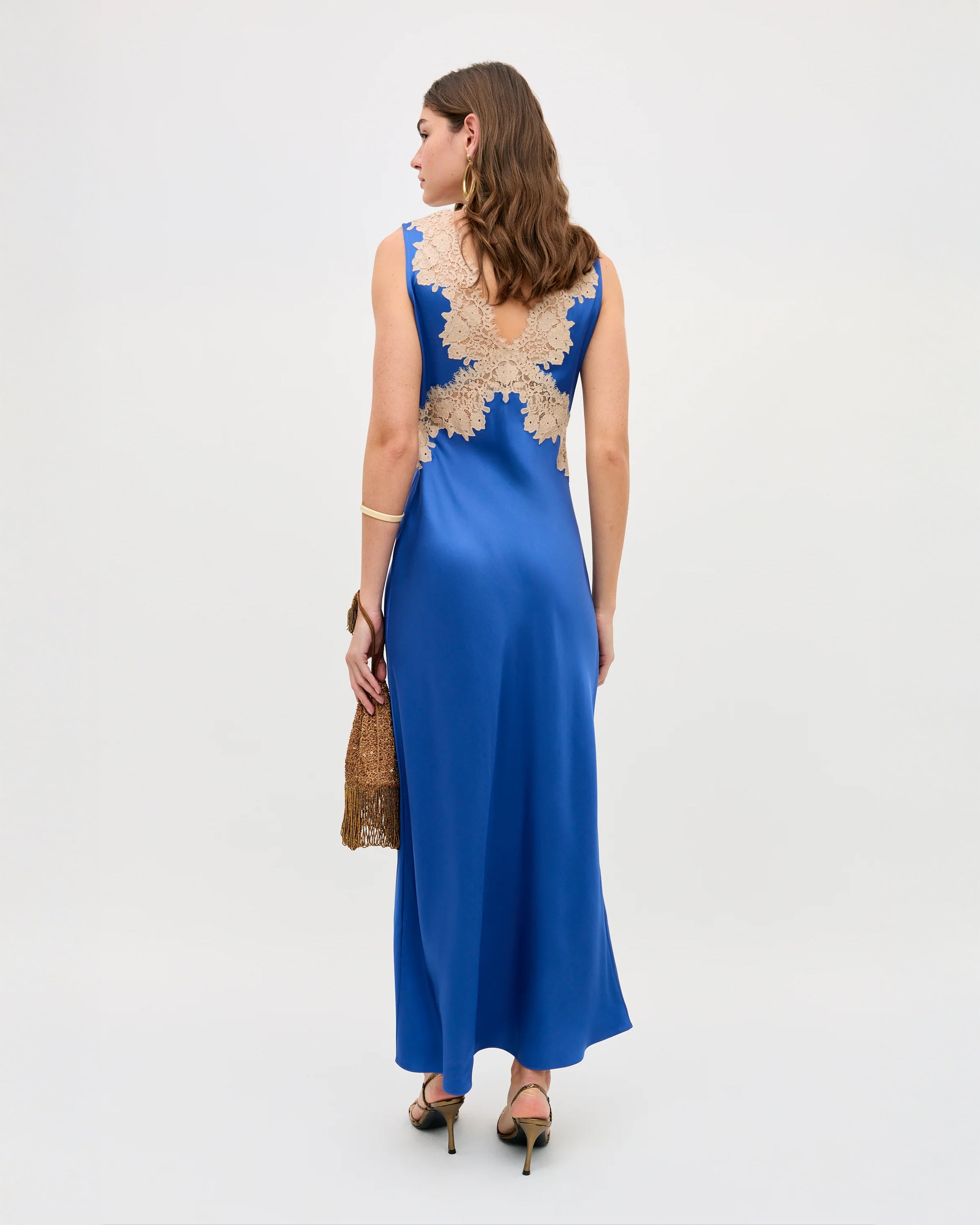 Lysandra Dress - Iris Blue