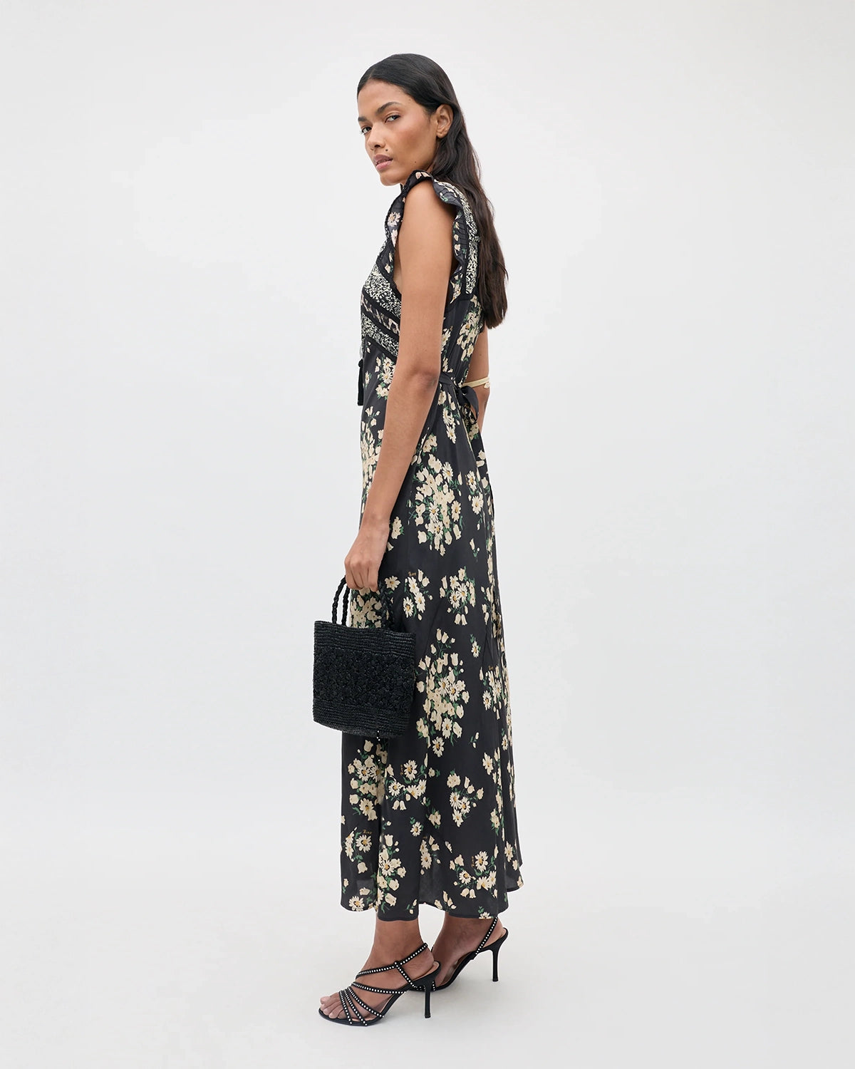 Bailee Dress - Amelia Gremlin Mix Black
